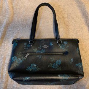 Coach floral tote